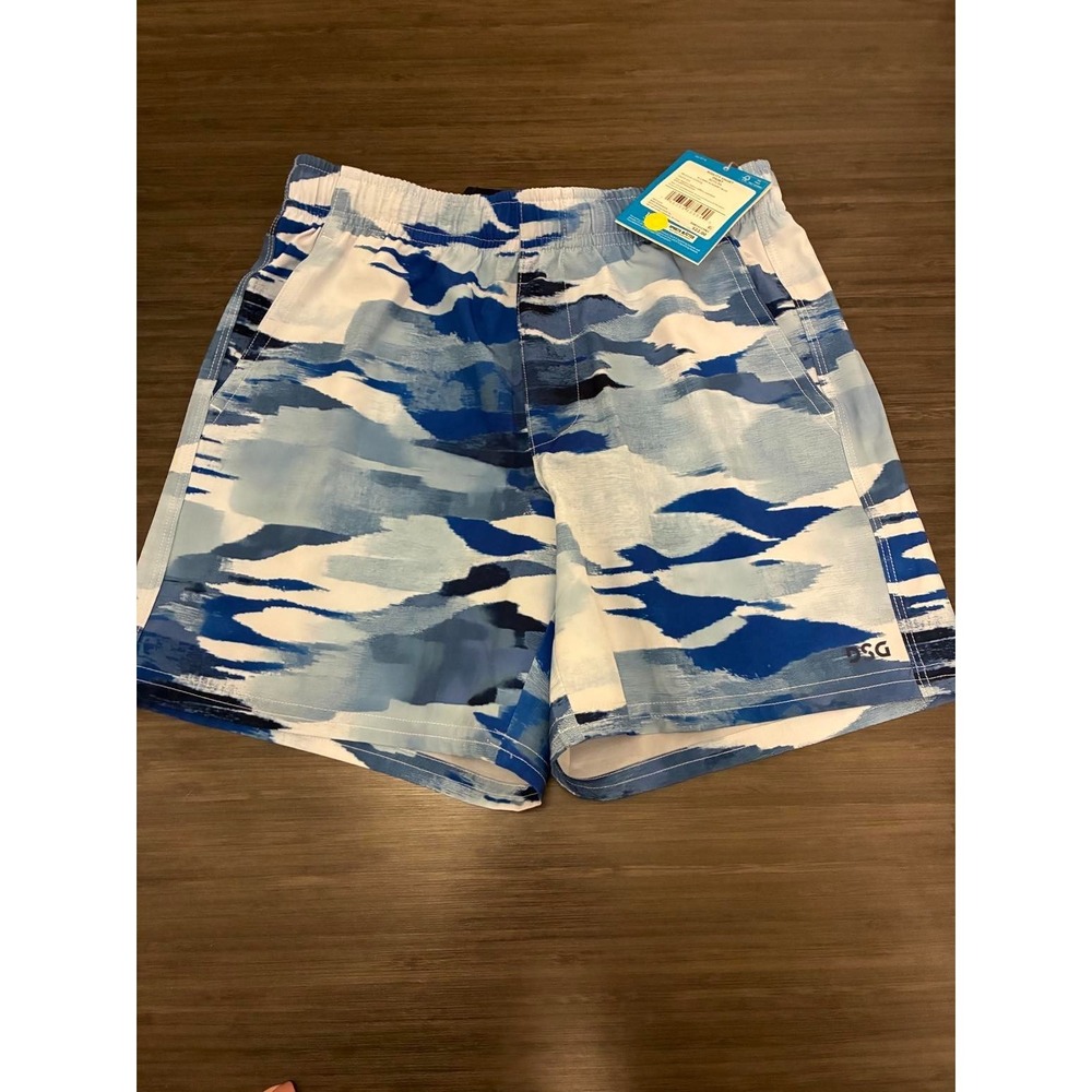 Agility Shorts Boys XS Blue Camo Quick Dry Moisture Wicking Athletic